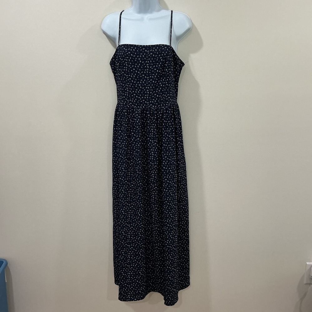 Goodthreads Georgette Floral Print Smock-back Cami Maxi Dress M Cottagecore